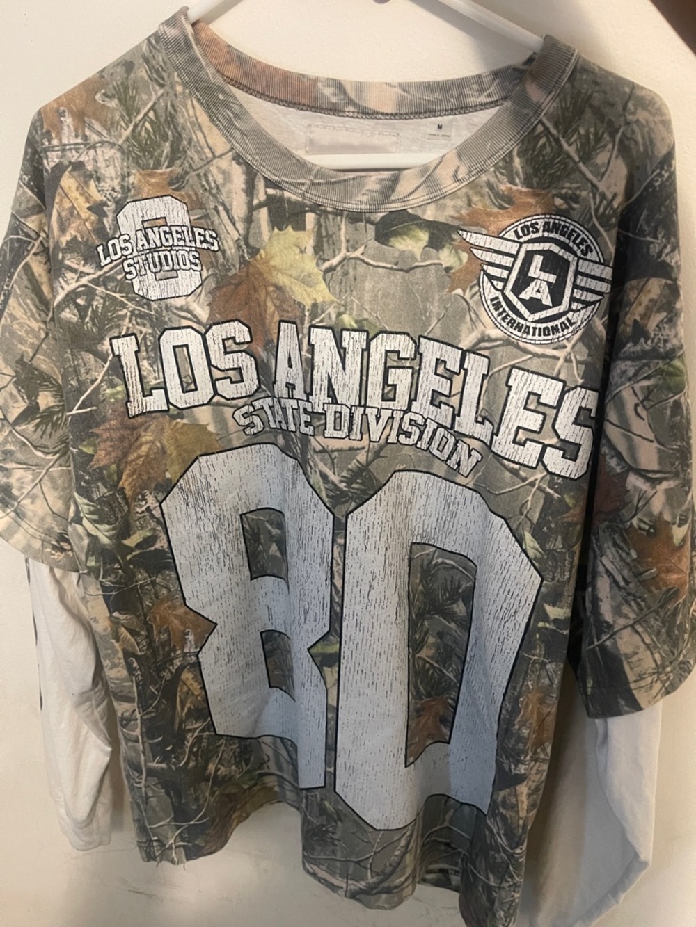 Los Angeles Camo Long-Sleeve Tee - Green Camo